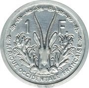 1 Franc Piefort Essai reverse image