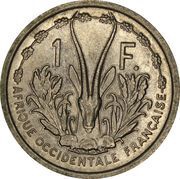 1 Franc reverse image