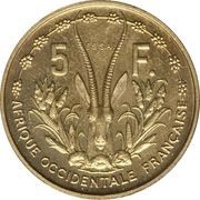 5 Francs Essai reverse image