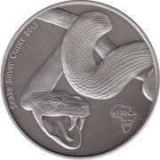 1000 Francs Snake reverse image