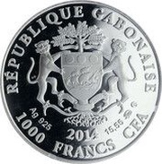 1000 Francs CFA Aquarius obverse image