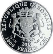 1000 Francs CFA Leo obverse image