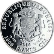 1000 Francs CFA Pisces obverse image