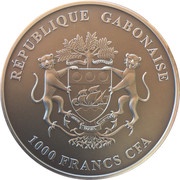 1000 Francs CFA Ostrich obverse image