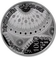 1000 Francs CFA Heart of Chechnya obverse image