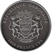 1000 Francs CFA Giraffe obverse image