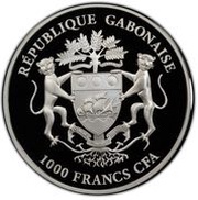 1000 Francs Lunar Skulls - Rooster obverse image