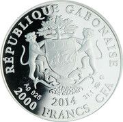 2000 Francs CFA Cancer obverse image