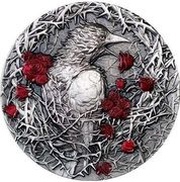 3000 Francs Greater Thorn Bird, Gabon, 2025 reverse image