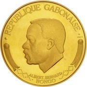 10 000 Francs 1st Moon landing obverse image