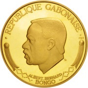20 000 Francs 1st Moon landing obverse image