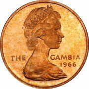 1 Penny - Elizabeth II 2nd portrait obverse image