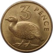 3 Pence - Elizabeth II 2nd portrait reverse image