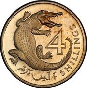 4 Shillings - Elizabeth II 2nd portrait reverse image