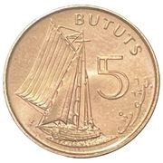 5 Bututs, Gambia, 1998 reverse image