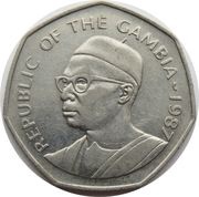 1 Dalasi obverse image