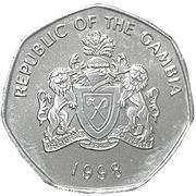 1 Dalasi obverse image