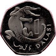 1 Dalasi magnetic reverse image