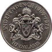 10 Dalasis Independence reverse image