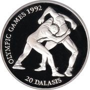 20 Dalasis Olympic Games-Wrestlers reverse image