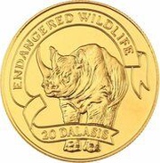 20 Dalasis - Endangered Wildlife reverse image