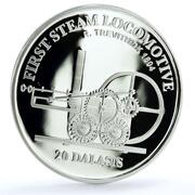20 Dalasis Richard Trevithick Locomotive 1804, Gambia, 2014 reverse image