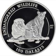 100 Dalasis Lions reverse image