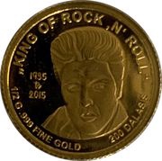 200 Dalasis Elvis Presley reverse image