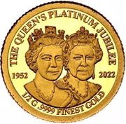 200 Dalasis Queen's Platinum Jubilee reverse image