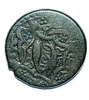 ½ Bisti - Vakhtang VI, Georgia, 1708 reverse image