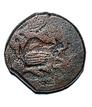 ½ Bisti - Teimuraz II with Erekle II, Georgia, 1753-1756 reverse image
