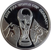 1 Lari World Cup, Georgia, 2004 reverse image