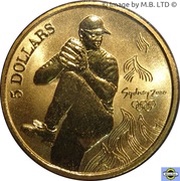 5 Dollars - Elizabeth II 4th Portrait - Baseball reverse image