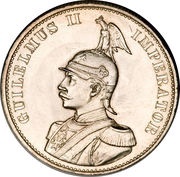 2 Rupien - Wilhelm II obverse image