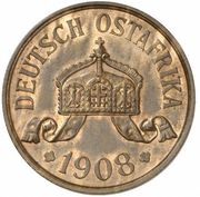 5 Heller - Wilhelm II Trial strike obverse image