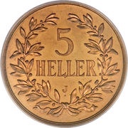 5 Heller - Wilhelm II reverse image