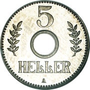 5 Heller - Wilhelm II reverse image