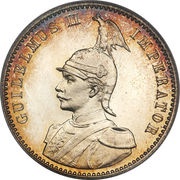 ½ Rupie - Wilhelm II obverse image