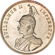 1 Rupie - Wilhelm II obverse image