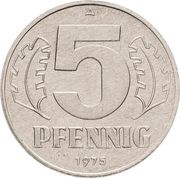 5 Pfennig Steel reverse image