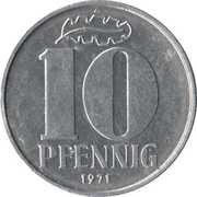 10 Pfennig reverse image