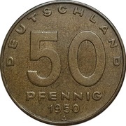 50 Pfennig reverse image