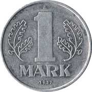 1 Mark, Germany, 1972-1990 reverse image