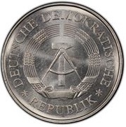 5 Mark 20 Years of GDR - Copper-Nickel obverse image