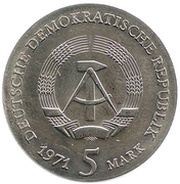 5 Mark Johannes Kepler obverse image