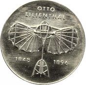 5 Mark Otto Lilienthal, Germany, 1973 reverse image