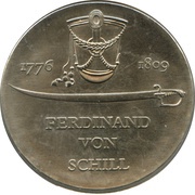 5 Mark Ferdinand von Schill, Germany, 1976 reverse image
