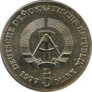 5 Mark Friedrich Ludwig Jahn obverse image