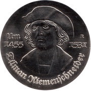 5 Mark Tilman Riemenschneider, Germany, 1981 reverse image