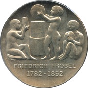 5 Mark Friedrich Froebel, Germany, 1982 reverse image
